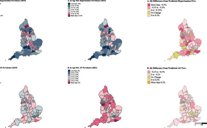 L’impact de la pandémie de COVID-19 sur la prévention des maladies cardiovasculaires et les inégalités géographiques correspondantes en Angleterre : analyse de séries chronologiques interrompues |  Santé publique BMC