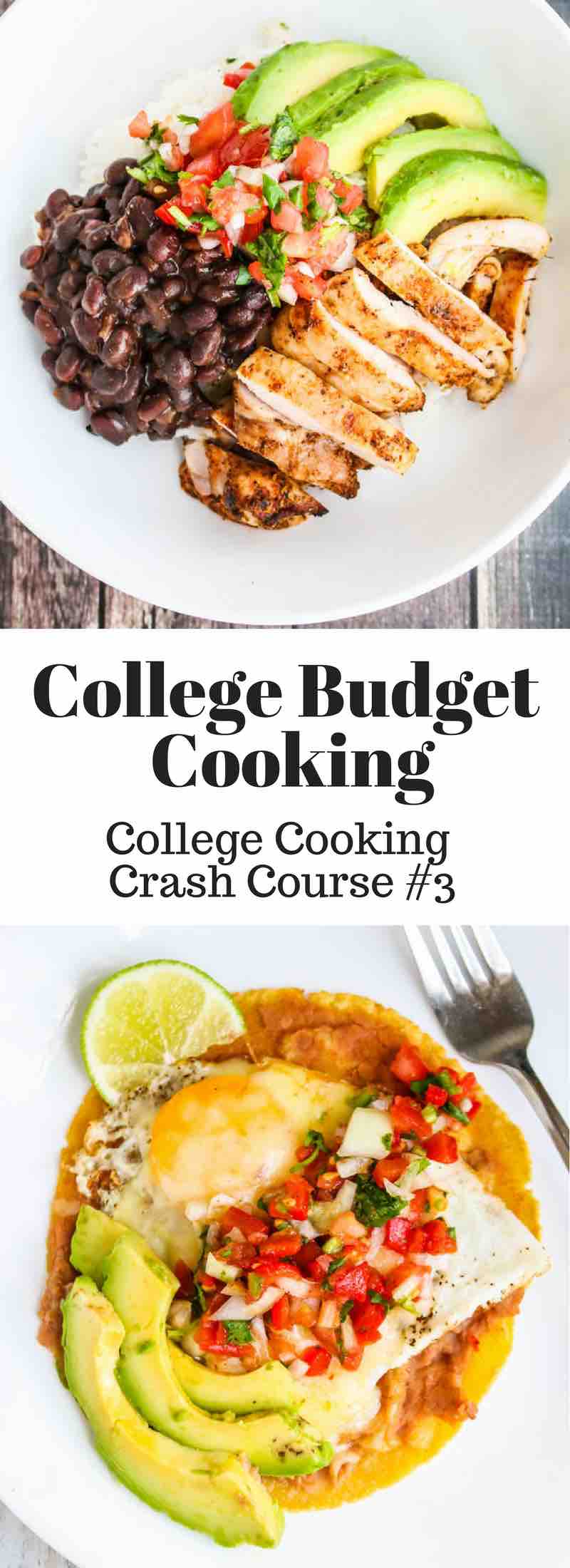 Cuisine à petit budget - un étudiant cuisine à 6 $/jour